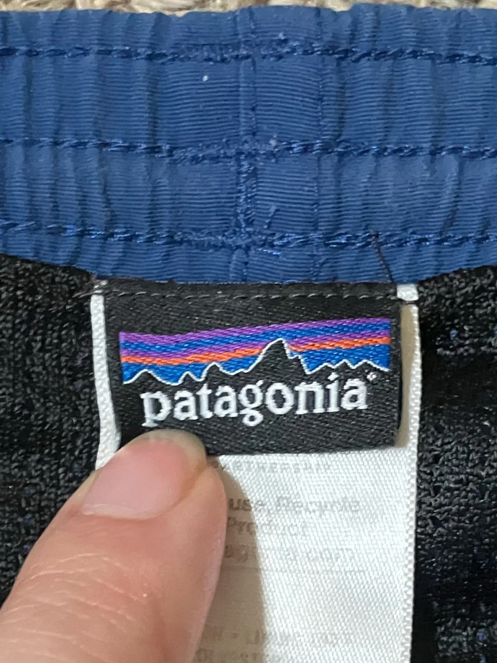 Patagonia Baggies Lined Swim Shorts Pocket Drawstring Mens XXL *READ Elastic Dry
